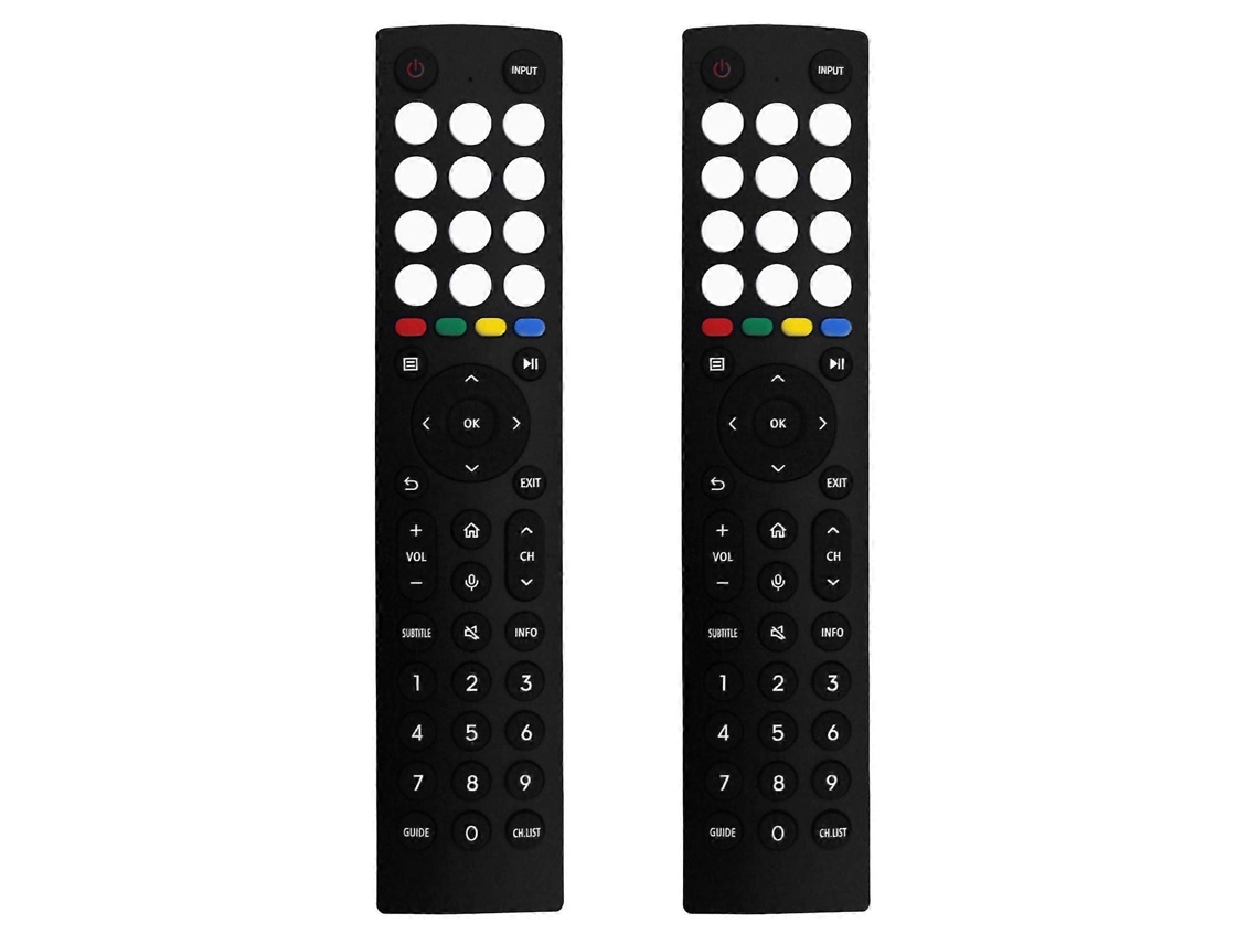 2 Controles Remotos De Substituição Erf2i36h Para Smart Tv Hisense 50a53fuv 55a51huv 65a51huvhu (sem Função De Voz)