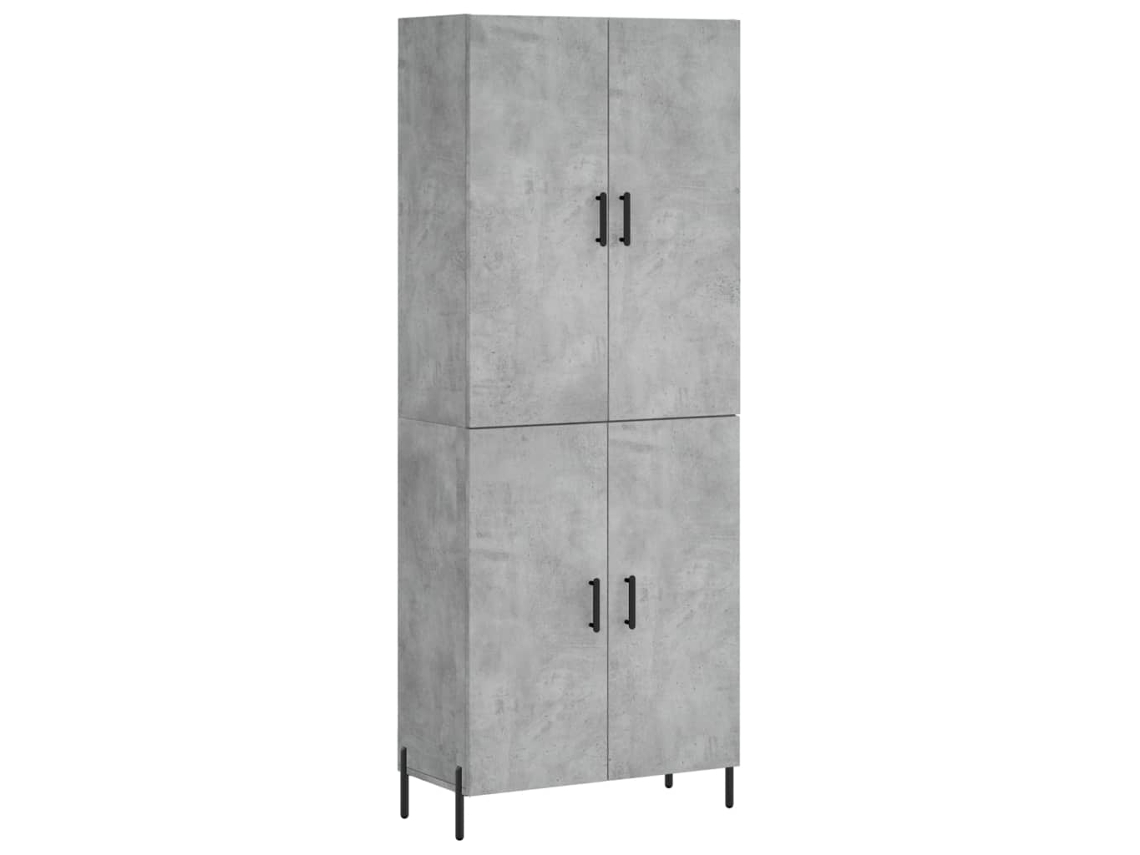 Armário Alto Derivado de Madeira Cinza Cimento MAISON EXCLUSIVE (69,5x34x180 cm)