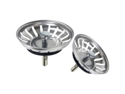 Ralo De Pia, Filtro, Aço Inoxidável Para Sua Cozinha E Banheiro, Diâmetro 80mm (pacote Com 2)