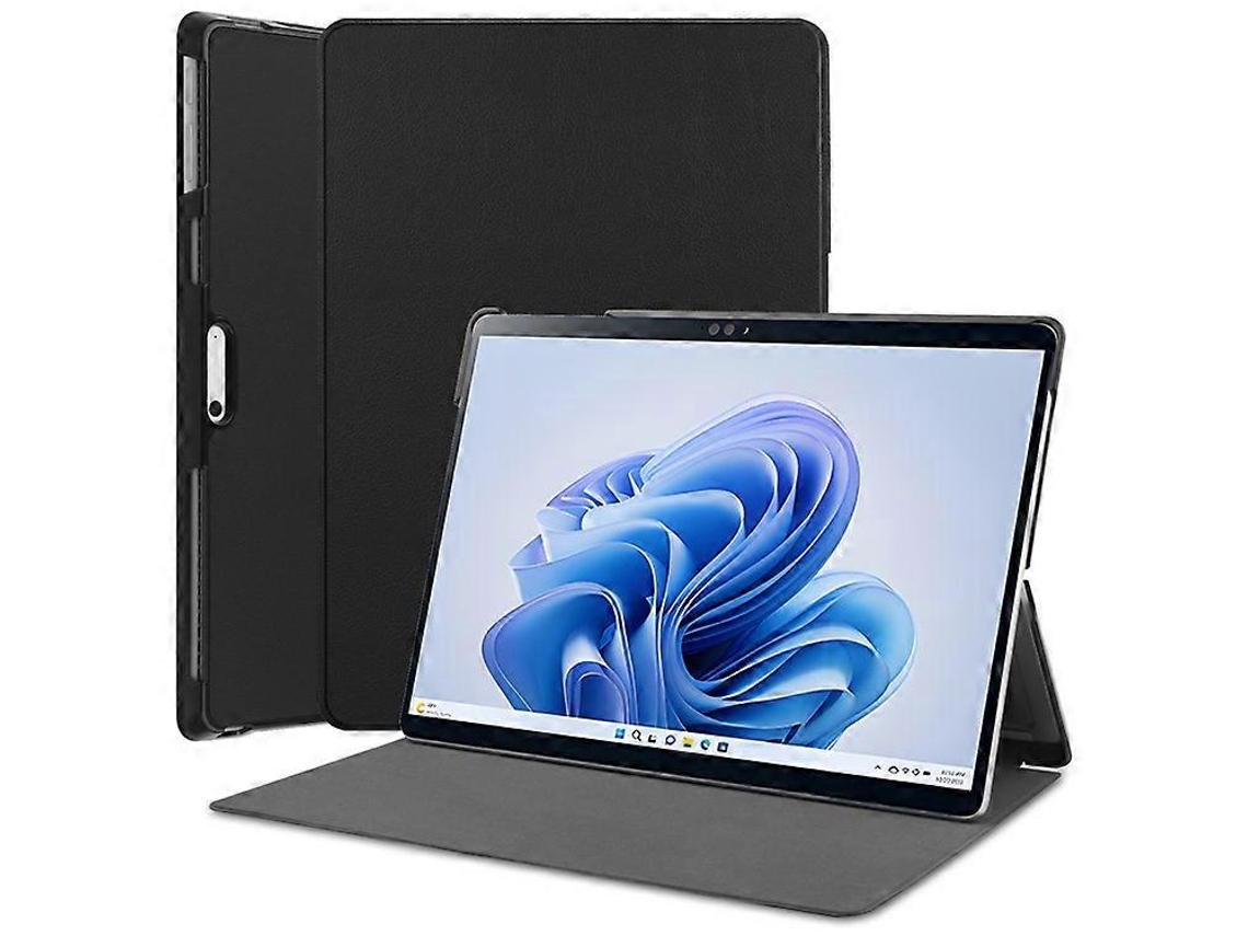 Capa Dobrável Em Couro Pu Com Suporte, Compatível Com Microsoft Surface Pro 9, Para Proteção Completa.