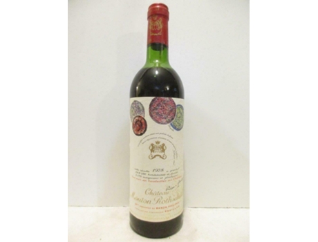 Vinho Tinto CHÂTEAU MOUTON ROTHSCHILD 1978 (75 cl - 1 unidade)