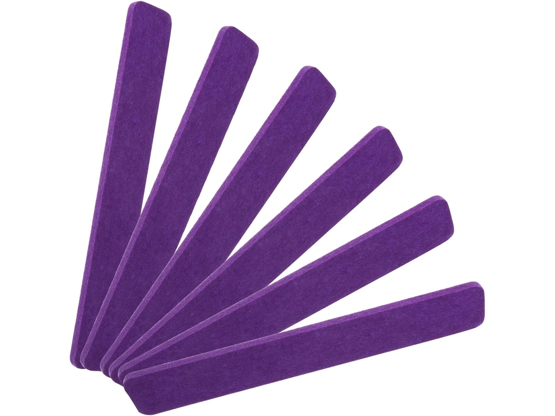 Dechous Conjunto de 6 tiras de feltro para avisos murais, decoração escolar, design simples e durável, ideal para mesa de trabalho e sala de estar.