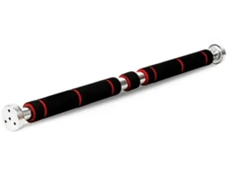 Door Frame Pull Up Bar Home Workout Fitness Training 60 100cm Beijiyi (black Red)