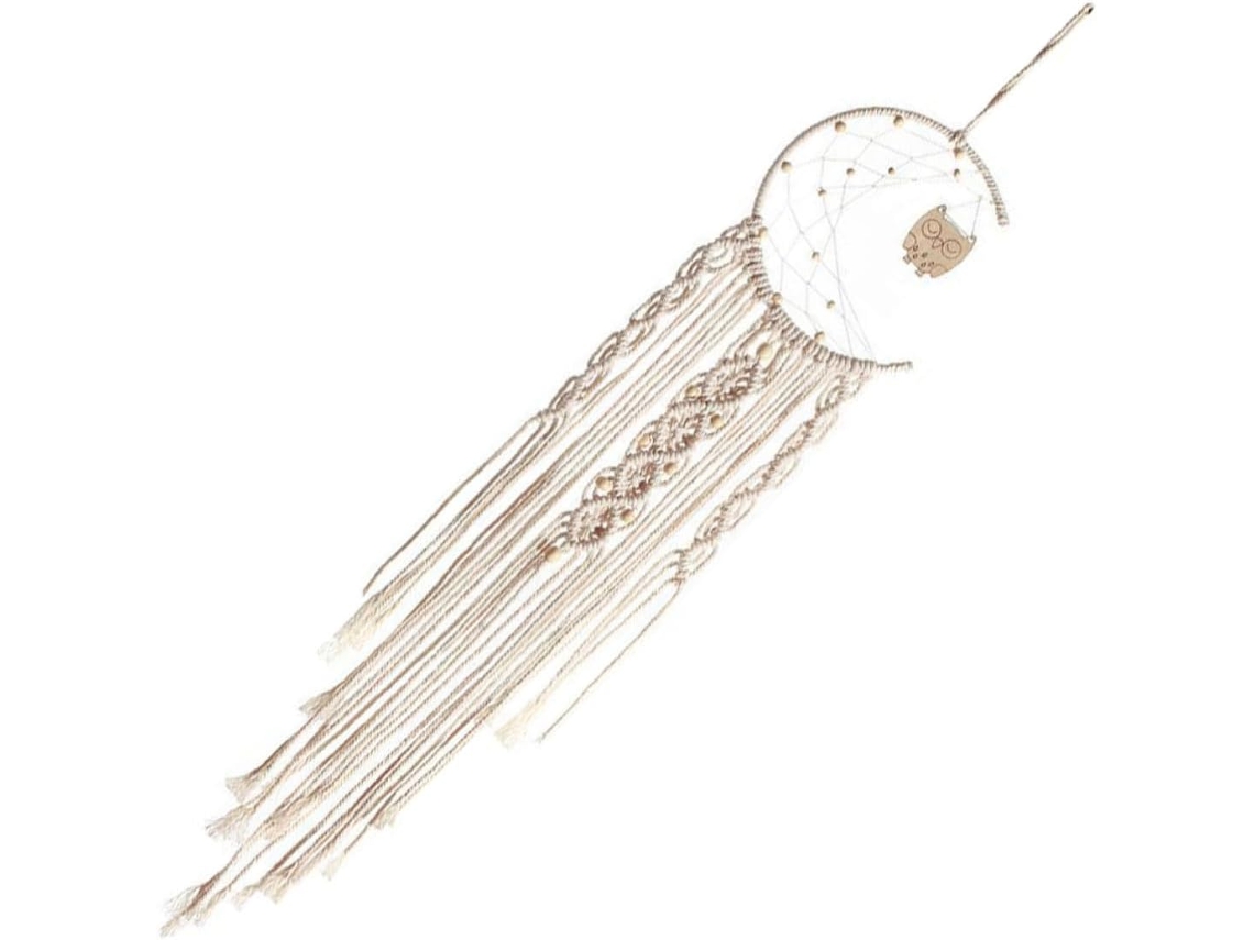 Tapeçaria De Parede Inoomp Com Coruja, Tecida À Mão Em Algodão E Ferro, Estilo Elegante, Ideal Para O Natal E