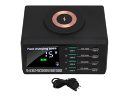 Carregador sem fio inteligente EOOCOO com display digital