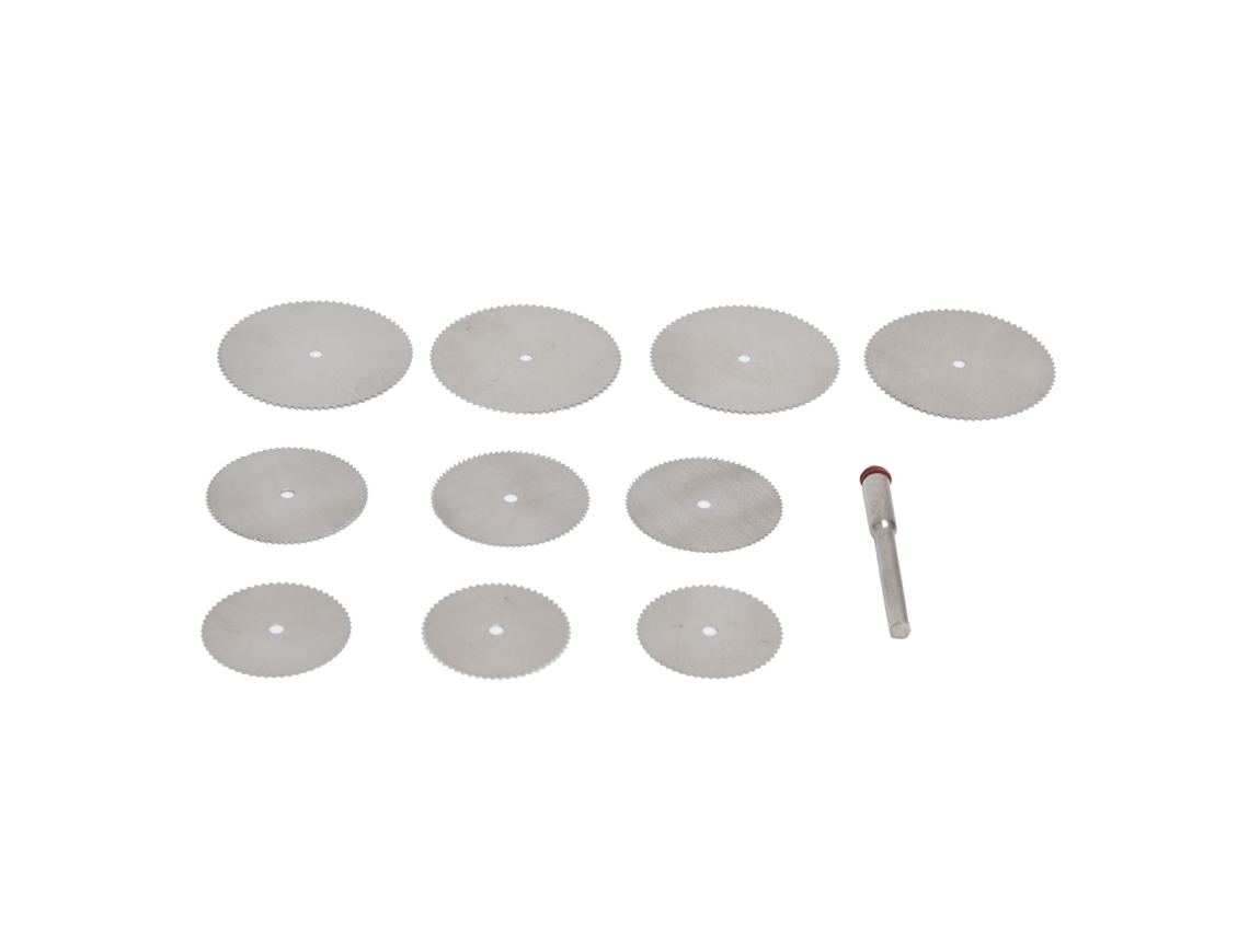 Conjunto de 11 ferramentas de corte duráveis para PVC, plástico e metal com acessórios substituíveis.