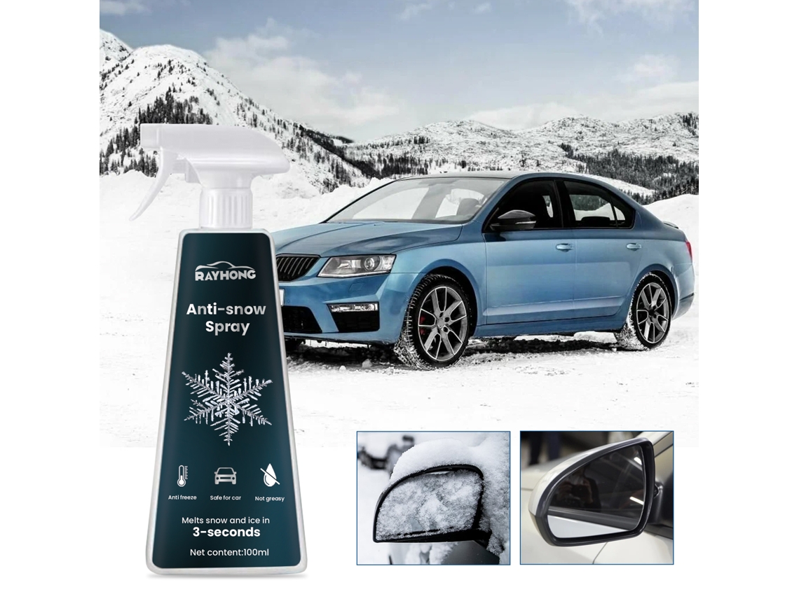 Produto para derreter neve Rayhong LAXISCREED para parabrisas e espelhos