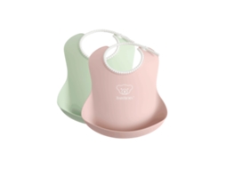 Baby Babete Grande Duo Pack BABYBJÖRN Verde Pastel e Rosa Pastel