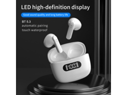 Fones de Ouvido Bluetooth Sem Fio EOOCOO com display digital e microfone