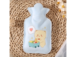 Bolsa de água quente felpuda, com desenho de desenho animado, manual, não elétrico, 350 ml STELASPLEN