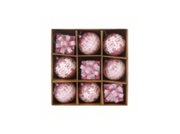 Pingente De Árvore De Natal Irregular De Natal, Rosa Claro Igvtrade