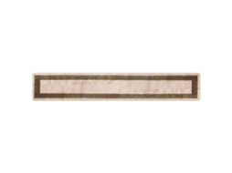 Conjunto 1 Tapete Runner Vidaxl Preto Poliéster (50 X 300 Cm)