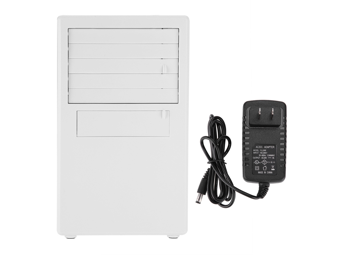 Ventilador Portátil Branco Ar Condicionado para Verão Quente