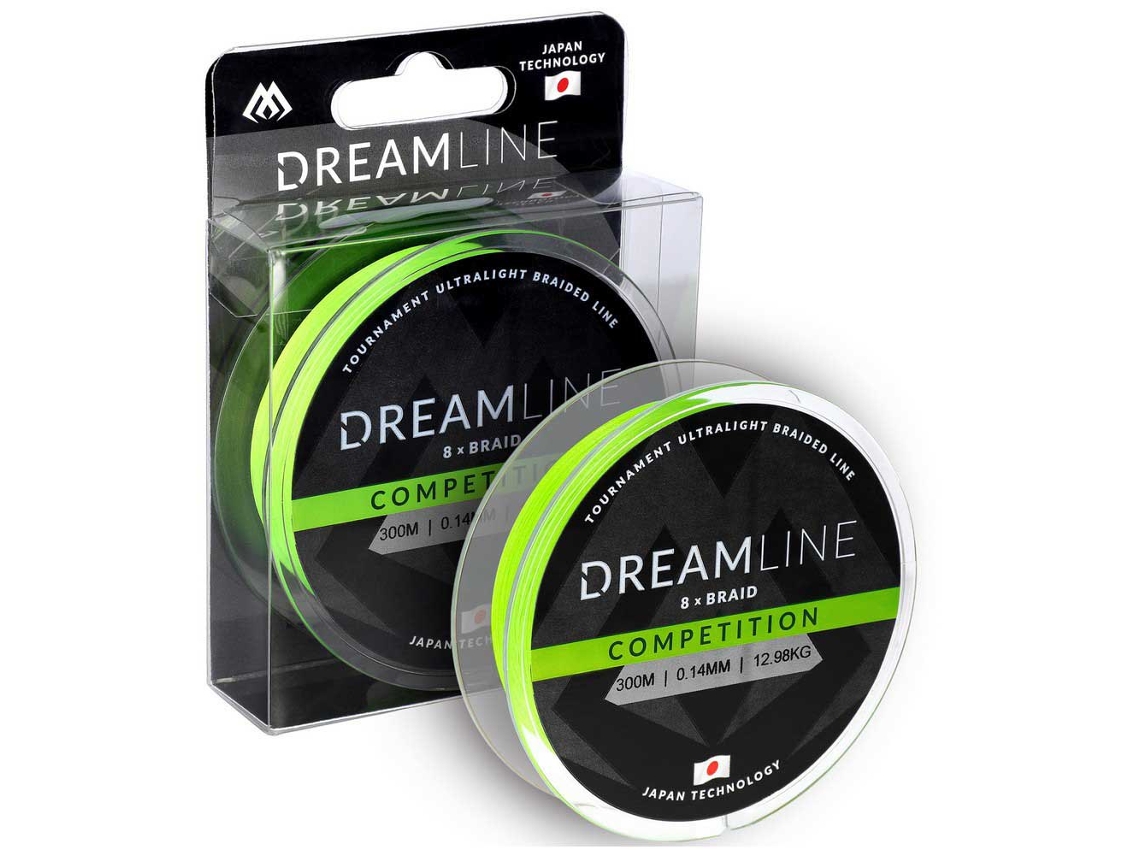 Linha Trançada Dreamline Competition 300 M Verde 0.140 Mmmikado