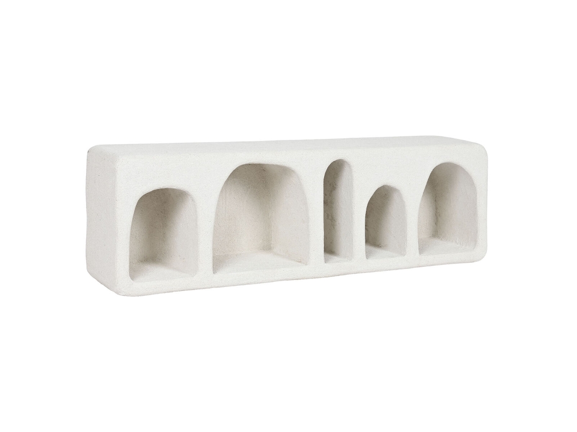 Estantes HOME ESPRIT Branco Abeto Madeira Mdf 100 X 18 X 30 Cm de Parede