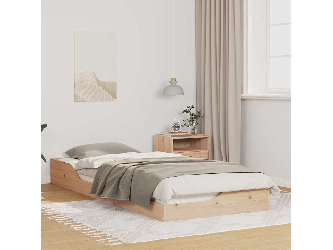 Vidaxl Estrutura Da Cama Castanho 80 X 220 Cm