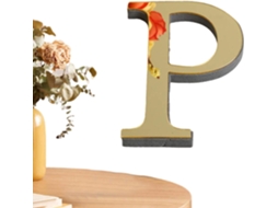 Decoração de parede com letras 3D - Adesivo de parede espelhado 3D
