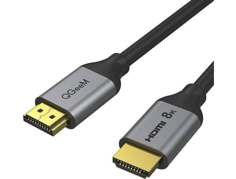 Cabo QGEEM QG-AV17-18 (HDMI - 1.8 m - Cinzento)