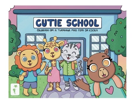 Livro Cutie School Colorindo Com A Turminha Mais Fofa Da Escola De Vitrola Editora (português Do Brasil)