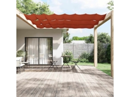Vidaxl Toldo Vertical 100x1200 Cm Tecido Oxford Cor Terracota