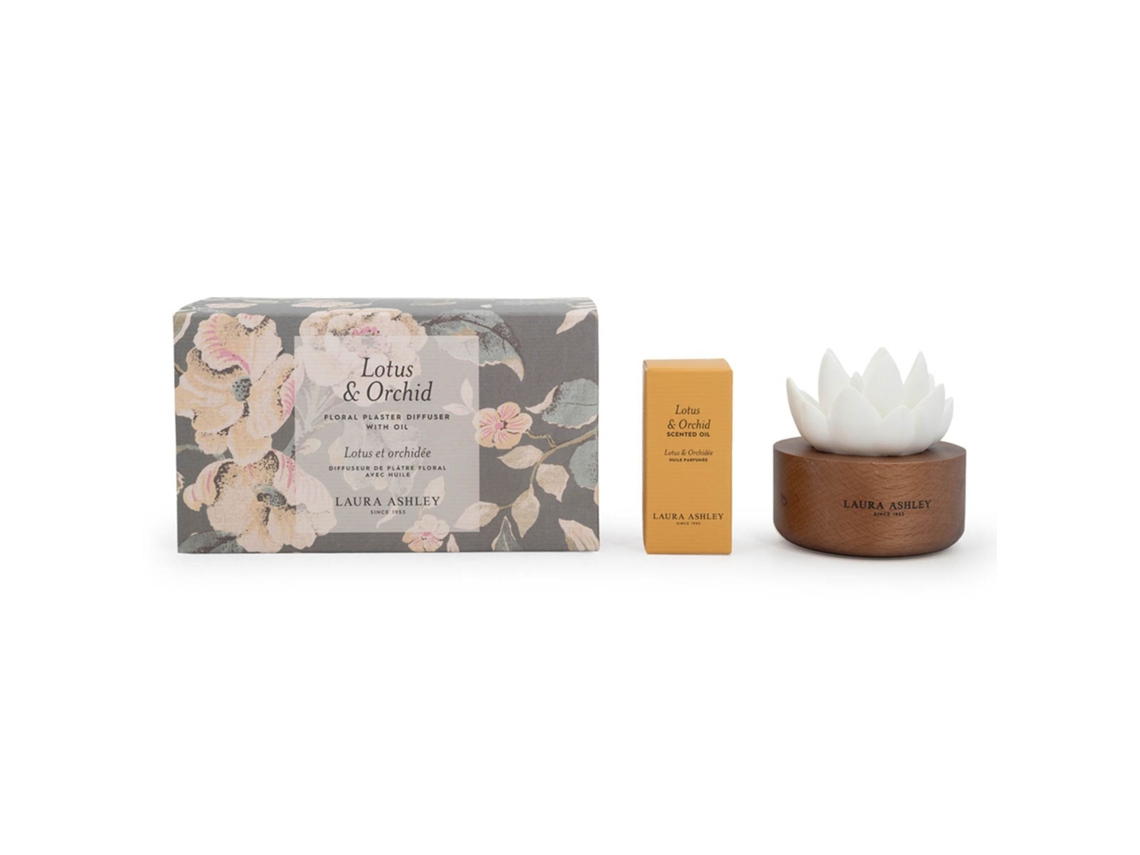 Difusor De Flores Perfumadas Em Cerâmica, Vidro E Madeira De Paulownia