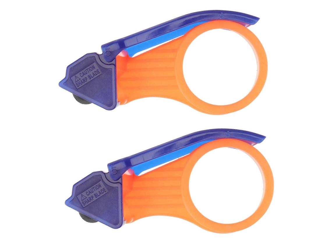 Dispensador de Fita Adesiva em Aço Inoxidável, Seladora Manual de Caixas com Cabo Ergonômico e Lâmina de Corte Preciso. GOKOCO