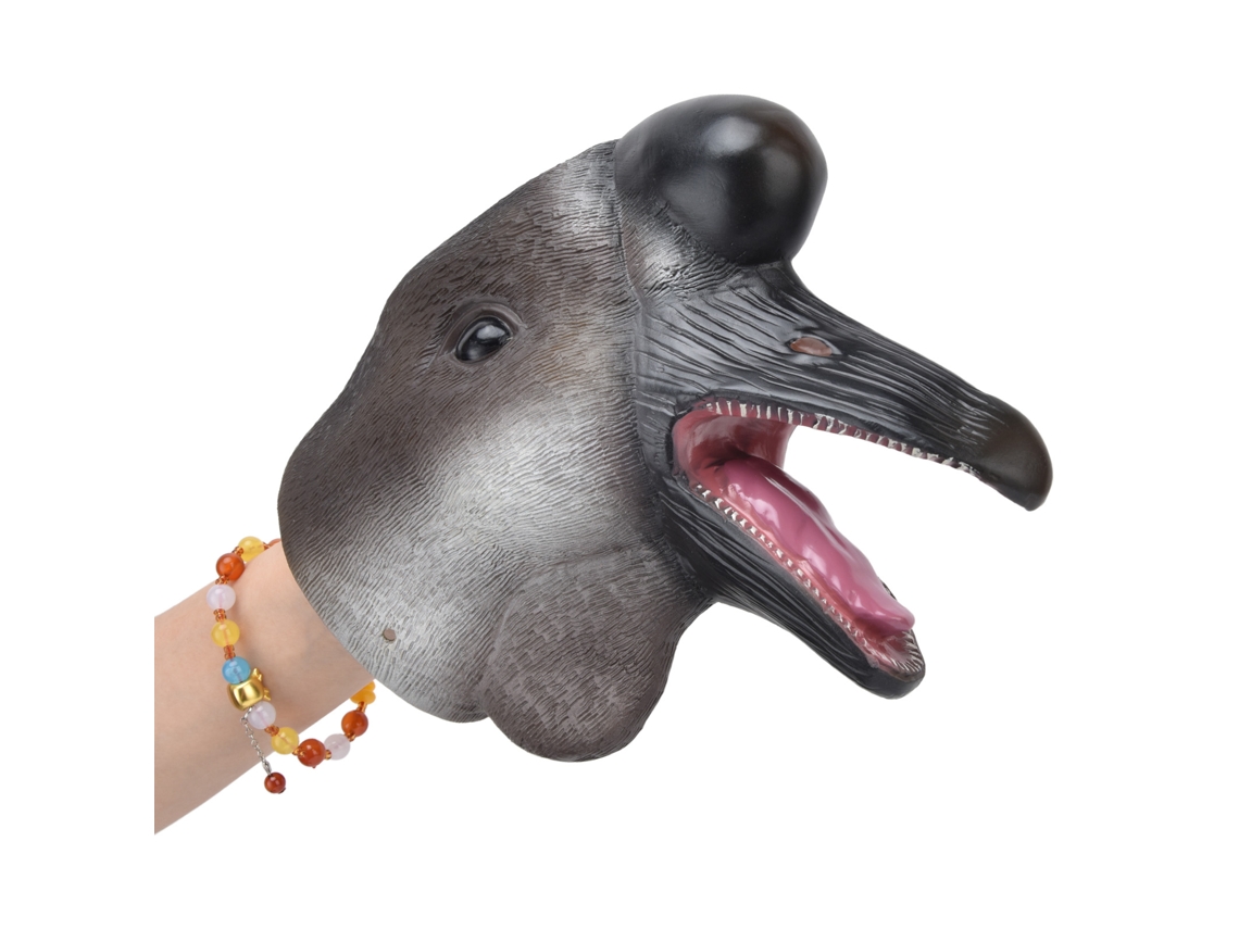 Primerox fantoche de Mão de Ganso Fofo Animal Interativo Brinquedo para Crianças Jogo de Role Play 3+