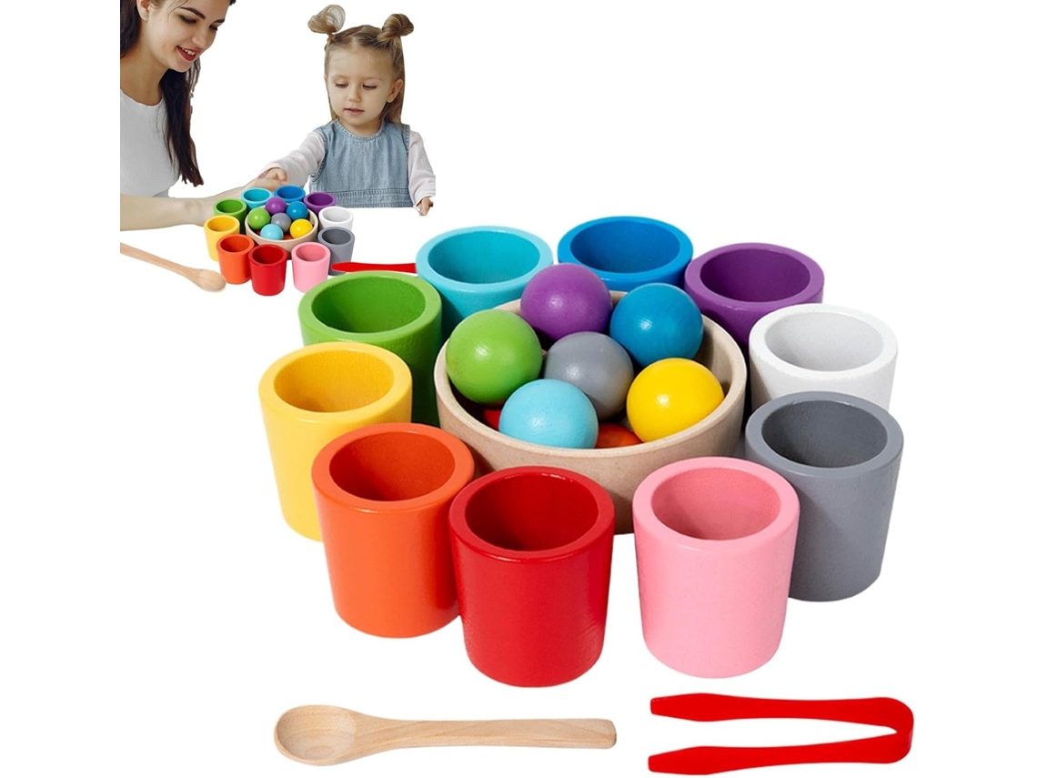Lurelia Jogo De Classificação Sensorial Com Cores, Para Aprendizagem Infantil