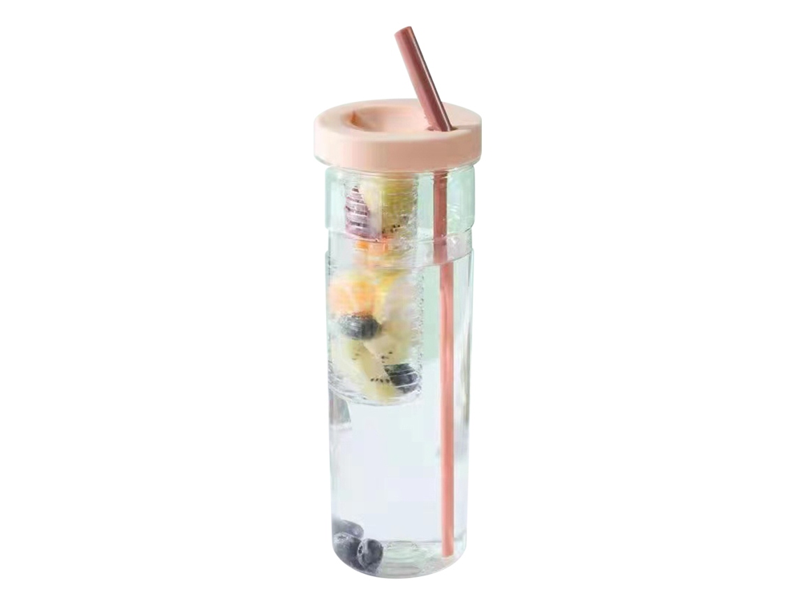 Garrafa de Água com Infusor de Frutas Portátil