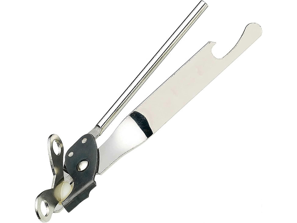 Obrelatas Mariposa 3 En 1 de Acero Inoxidable Fuerte Manual Con Mango Cómodo Hoja Metalica para Uso Fácil