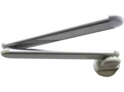 Aplique de Parede CRISTALRECORD Mel LED (6W - Alumínio, Plástico - Cinzento)