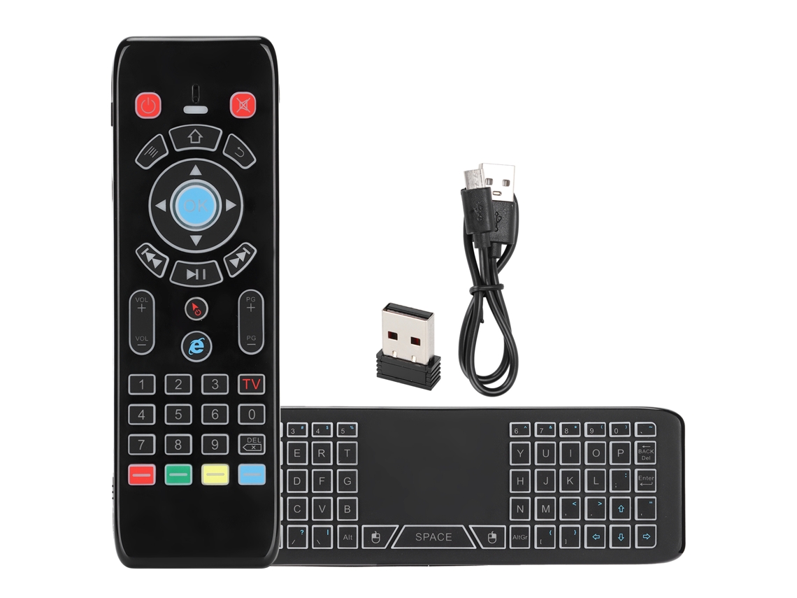Controle Remoto Sem Fio Mouse com Touchpad e Luz de Fundo | S/MARCA