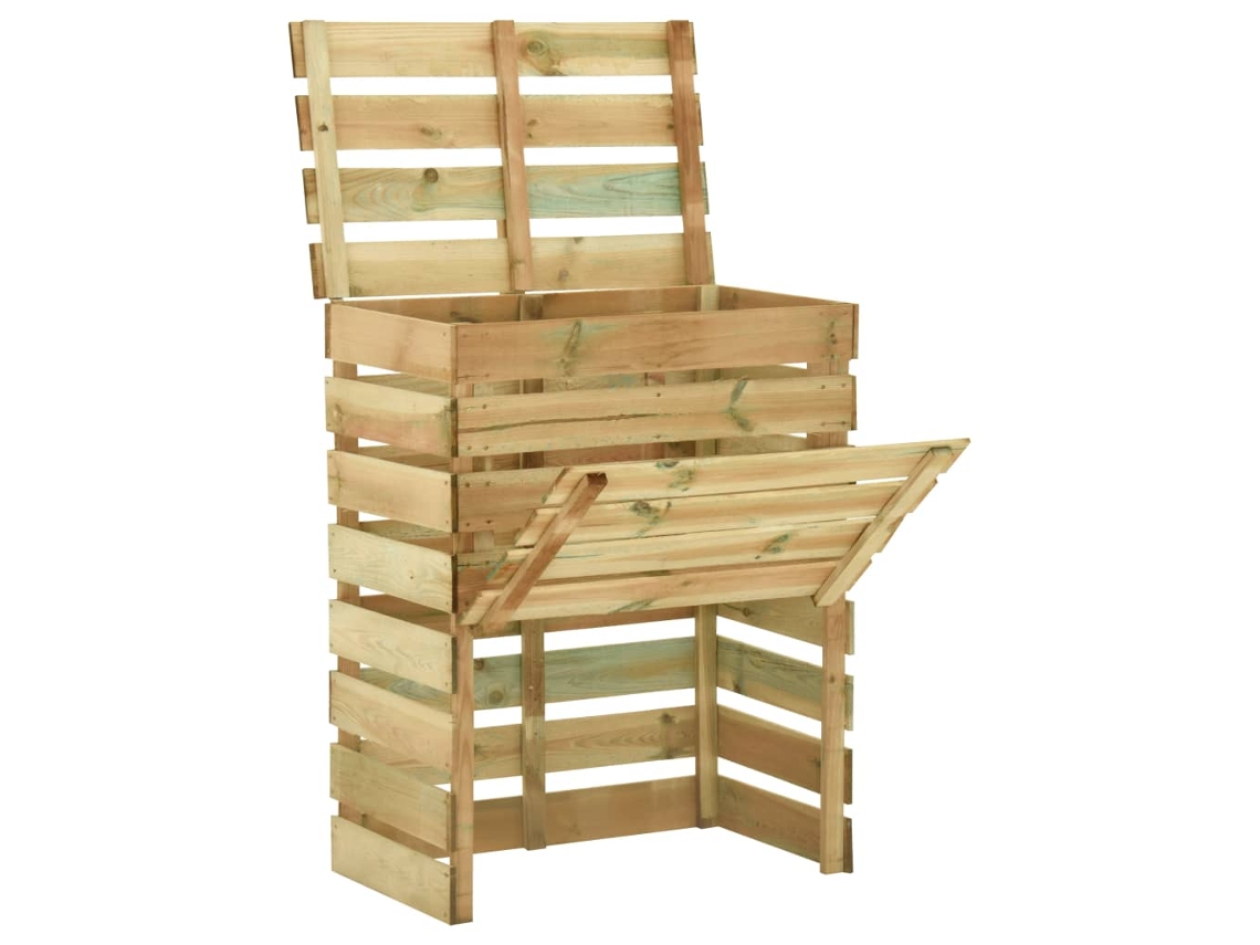 Composter, Composters Vidaxl Marrom Madeira De Pinho (80 X 50 X 100 Cm)