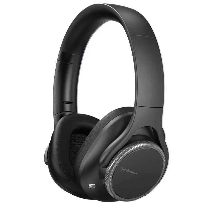 (preto) Graves Profundos, Bateria De Longa Duração, Fones De Ouvido Bluetooth Sem Fio Com Cancelamento De Ruído Ativo.