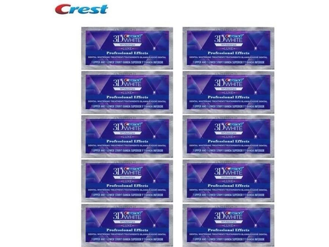 Tiras de Clareamento CREST 3D Professional Effect