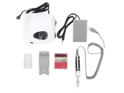Máquina De Broca Eletrônica Para Unhas 35000 Rpm Profissional Manicure Pedicure Portátil Com Pedal