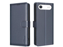 Capa De Couro Antifurto Para Celular Com Textura De Lichia E Rfid