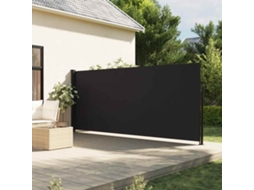 Vidaxl Toldo Lateral Retrátil 160x600 Cm Preto
