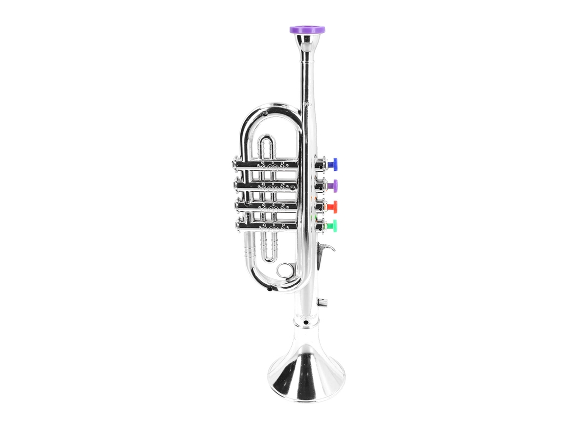 Ats saxofone Toy para Crianças com 3 Teclas Coloridas 3 Tom Instrumento Musical Educatsivo Trompete Brinquedo para Bebês Role Playing Platsa