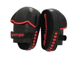 Plastrons de Boxe, Paos de Muay Thai para Treino 24x19x4 cm Vermelho PONTOCASA
