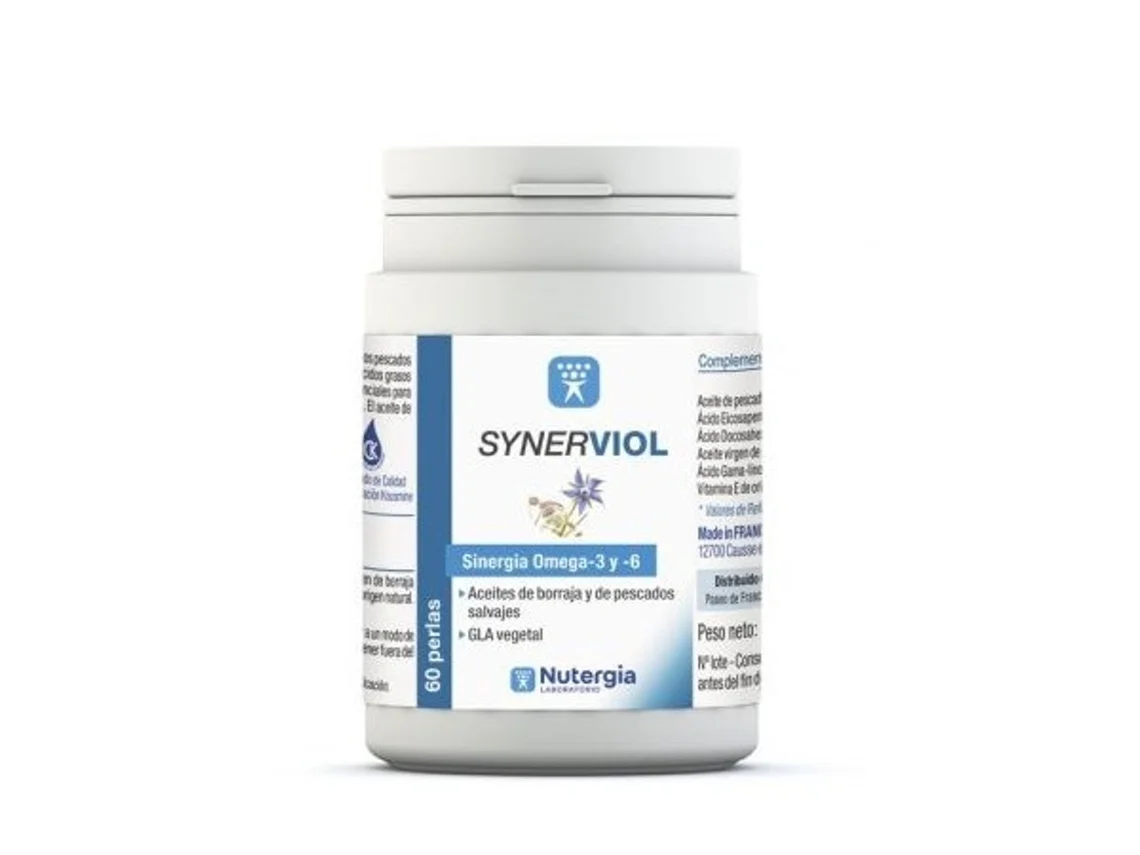 Suplemento Alimentar NUTERGIA Synerviol (60 Cap - Pérolas)