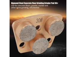 Disco De Afiar Concreto Laxiscreed Com Diamante Trapezoidal, 30 Malha, Compatível Com Tupias Específicas