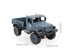 Coche Rc Wpl B-1 Crawler 1/16 4wd Pick-up Off-road Com Luzes Presente Para Crianças Rtr 2.4g