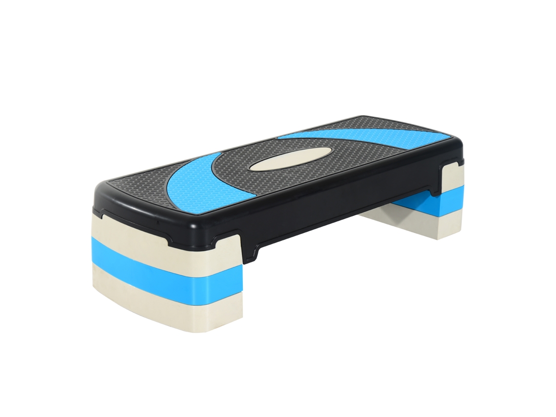 Step Aeróbico, De Fitness Antiderrapante Com 3 Níveis De Altura (10/15/20 Cm), Plataforma Para Exercícios Em Casa E Ginástica