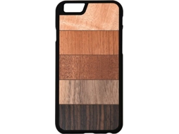 Capa iPhone 6, 6s, 7, 8 G-CODE Artworks Multiwood Castanho