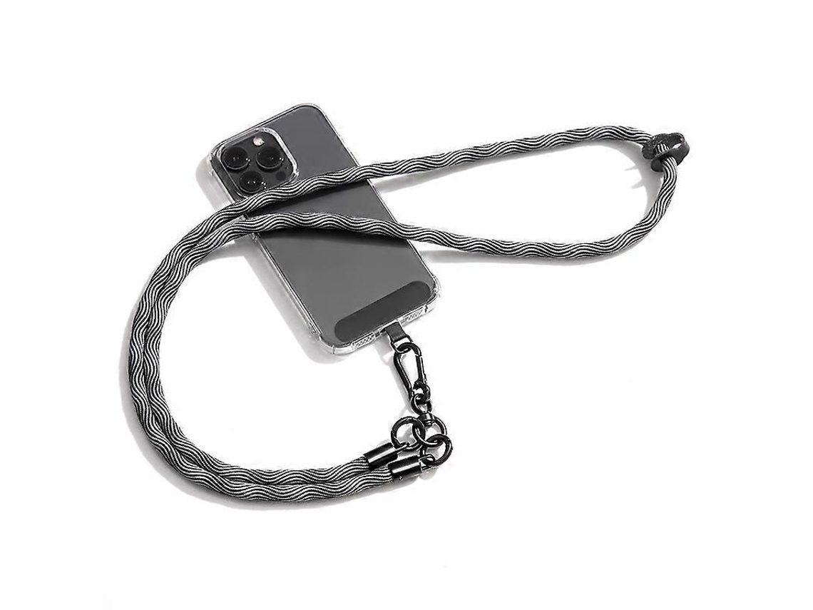 Lurelia Cordão Para Telemóvel Anti-queda De Pulso Para Pescoço Com Fivela Metálica 120 Cm