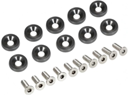 Kit Genérico De Carroceria Em Alumínio Billet Para Lama, Para Choque, Arruela, Parafuso, Compartimento Do Motor