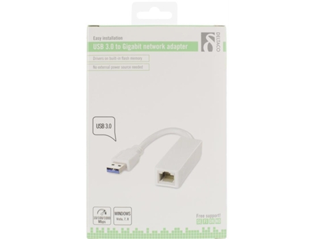 Deltaco Usb3-Giga4 Cartão de Rede Ethernet