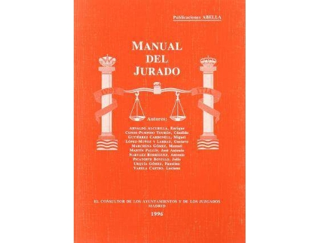 Livro Manual del Jurado de Arnaldo Alcubilla, Enrique (Espanhol)