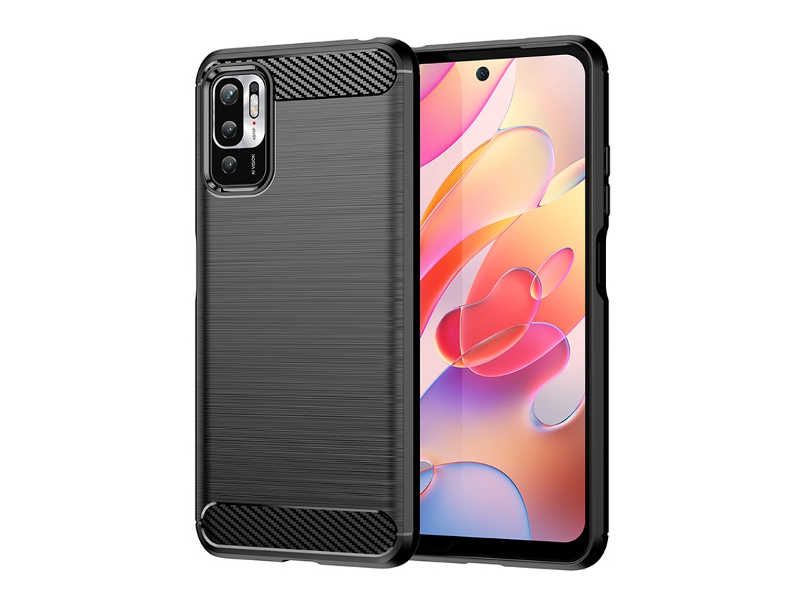 Capa Protetora Macia E Completa Para Celular, Resistente A Quedas.preto - Redmi Note 10